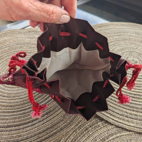 Vintage Brocade Drawcord Evening Bag EUC - Picture 6 of 11